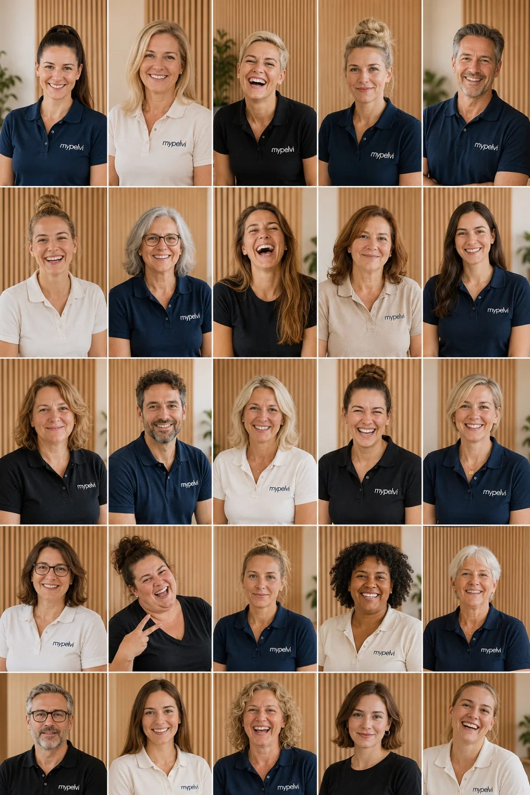 Das MyPelvi-Team: geschulte Beckenboden-Expertinnen und -Experten