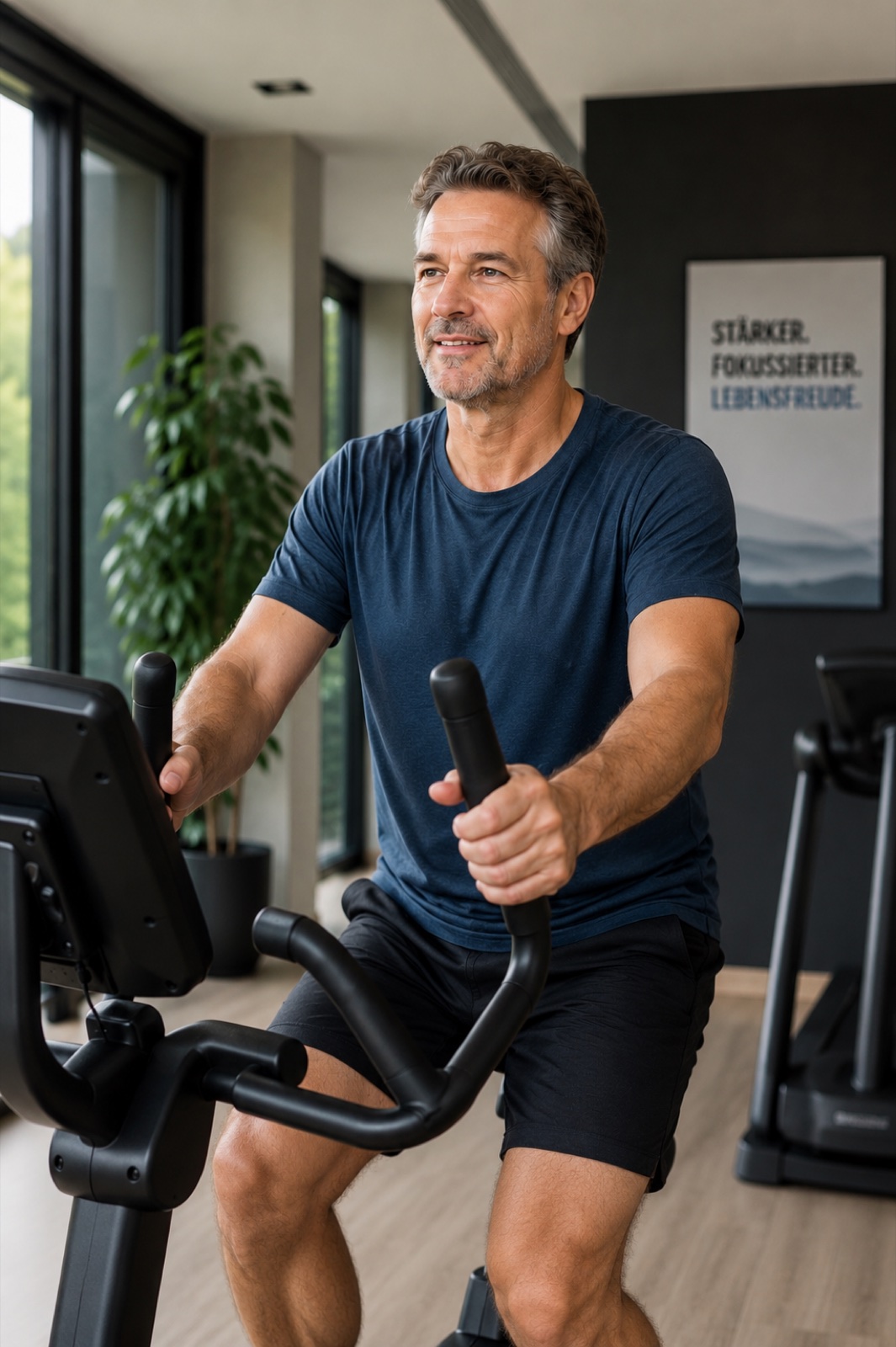 Aktiver Mann beim Training – Beckenbodentraining bei MyPelvi